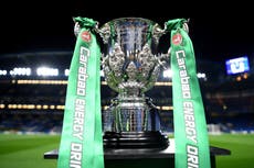 Carabao Cup draw LIVE: Liverpool, Chelsea and Tottenham learn quarter-final opponents