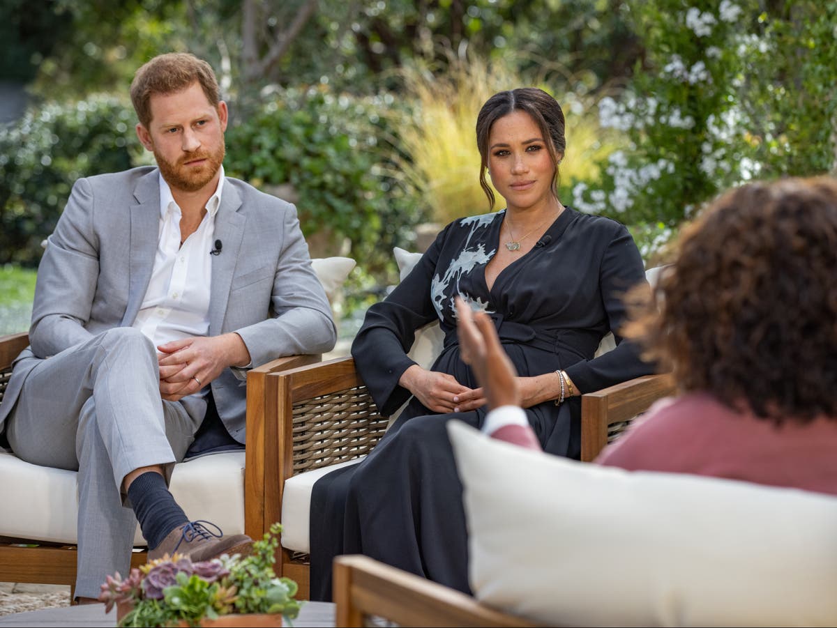 Prince Harry ‘agreed to do Oprah Winfrey interview after Queen stripped him of his titles’
