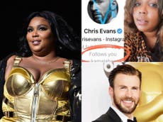 Chris Evans responds to Lizzo’s drunk Instagram DM: ‘God knows I’ve done worse on this app’