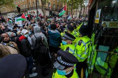 Protests in London amid escalating Israeli-Palestinian conflict