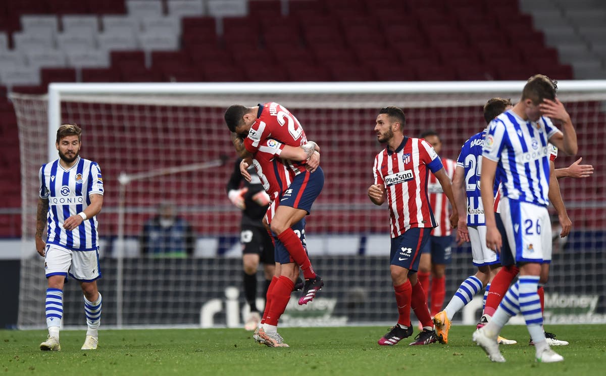 Atletico close in on Spanish title after win over Real Sociedad