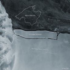 World’s largest iceberg, bigger than Majorca, breaks off from Antarctica