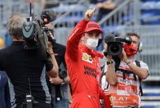 Charles Leclerc claims Monaco pole but ends qualifying with heavy crash