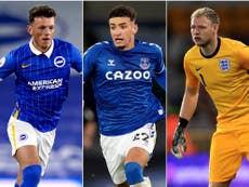 England Euro 2020 squad: Ben White, Ben Godfrey and Aaron Ramsdale in provisional group