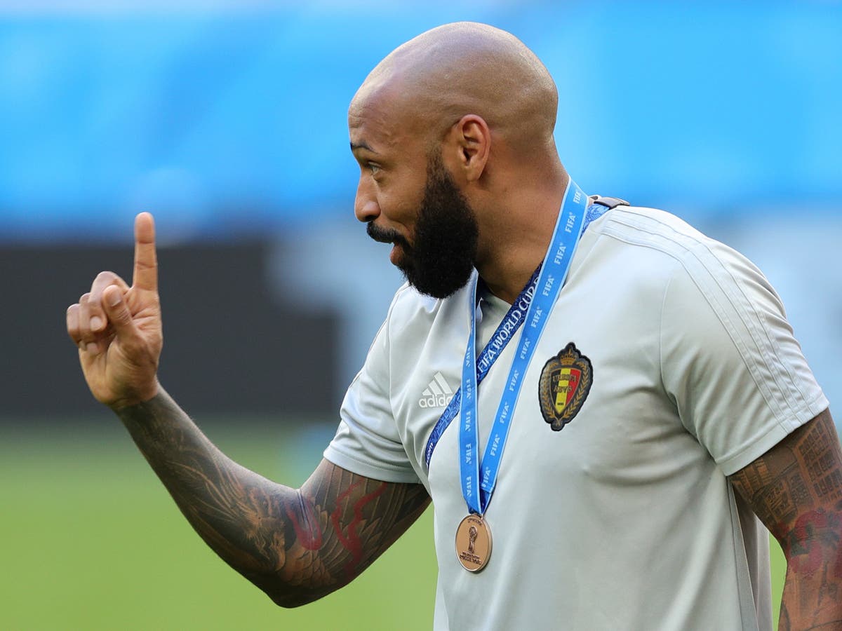 Thierry Henry returns to Belgium’s coaching team for Euro 2020