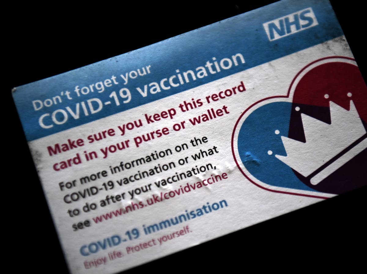 Domestic vaccine passport plans set to be scrapped by government, report says