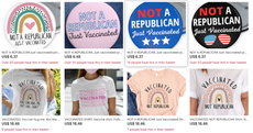 ‘Not a Republican, just vaccinated’ merch pops up on Etsy bestsellers as mask mandates lift