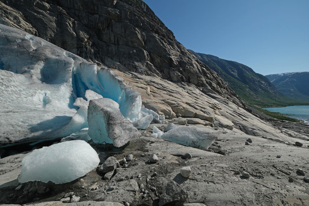 ‘Glacier blood’ in French Alps are potential markers of climate change, say scientists