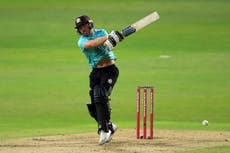 Laurie Evans and Sam Curran’s century stand inspires Surrey to another Blast win