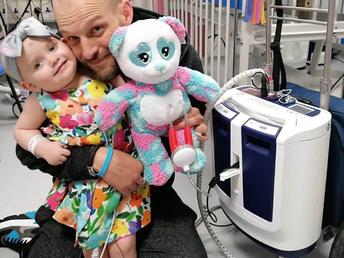 Baby girl becomes first in the UK to get portable heart pump while awaiting transplant
