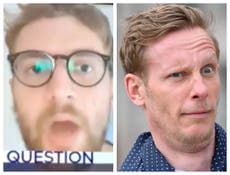 GB News viewers react after comedian moons Laurence Fox without him realising