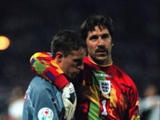 Gareth Southgate’s Euro 96 penalty miss should motivate England, David Seaman claims
