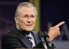 Among Iraqis, the name Rumsfeld evokes nation's destruction