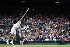 In pictures: Wimbledon’s show courts return to full capacity