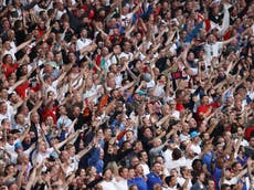 Ticketless fans breach Wembley security and take seats at England Euro 2020 final