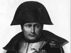 Napoleon’s bicorne hat expected to fetch up to £500,000 at auction in Paris