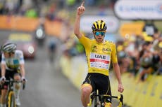 Tadej Pogacar dominates in the mountains to close on Tour de France victory