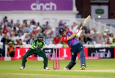 Liam Livingstone century in vain as Pakistan beat England in high-scoring opener