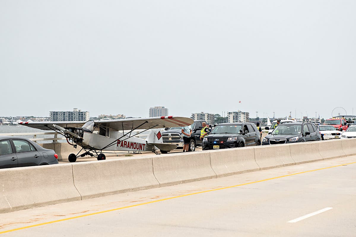 Pilot, 18, lands banner plane on bridge; no injuries