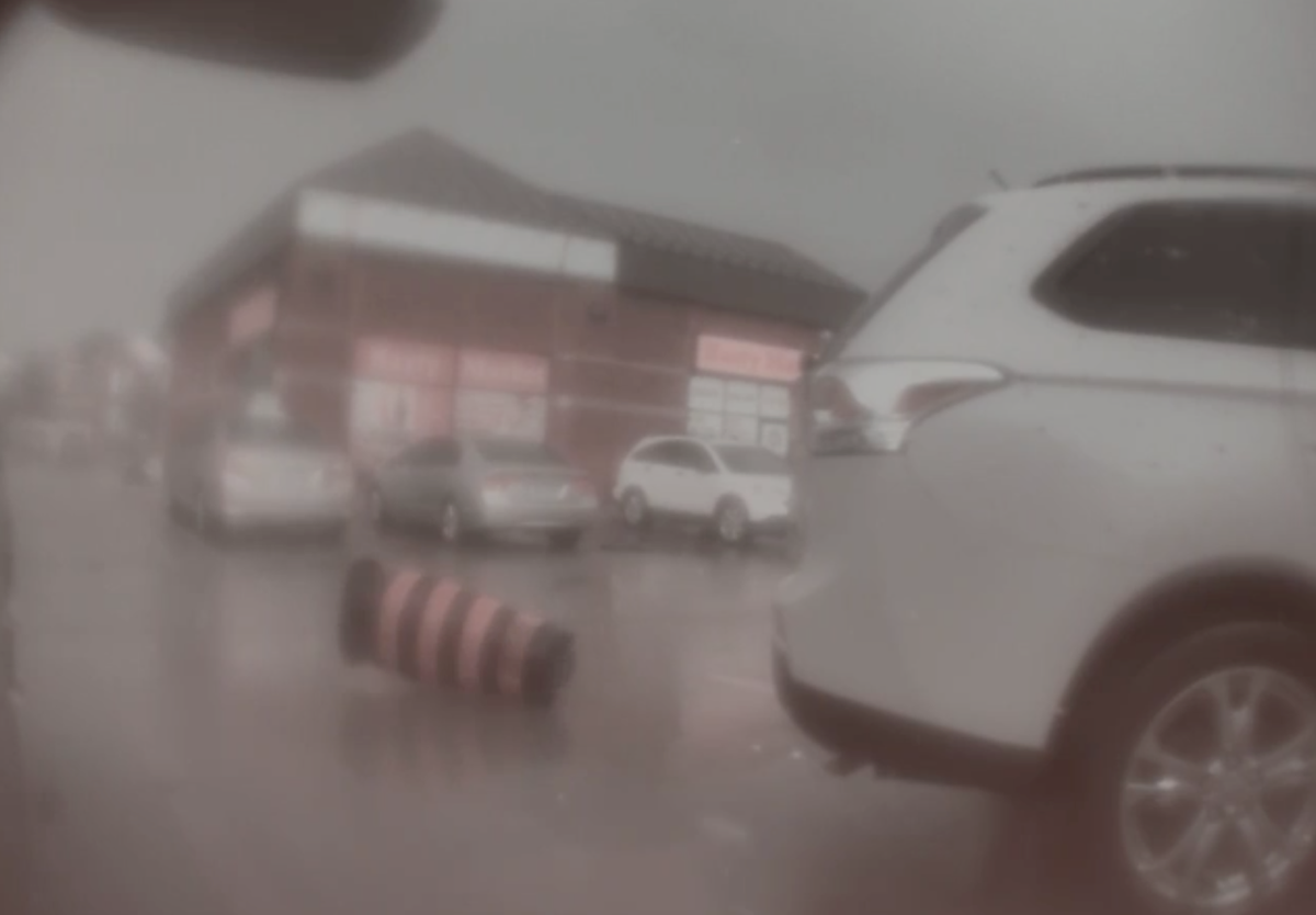 Tesla captures terrifying footage of tornado tearing through Canadian city