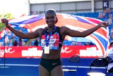 When will Dina Asher-Smith run at the Olympics?