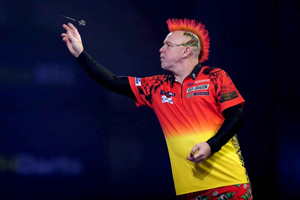 Peter Wright claims first World Matchplay title by beating Dimitri Van Den Bergh