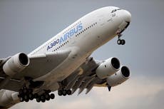 Iconic A380 super jumbo jet returns to the skies 