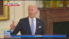 ‘People are getting sick’: Fiery Biden hits out at Fox reporter who accused White House of flip-flopping on masks
