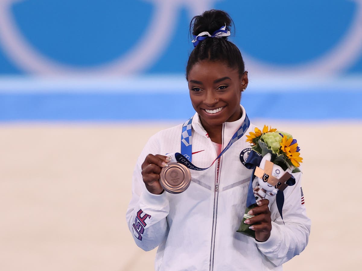 Simone Biles claims balance beam bronze medal at Tokyo Olympics ‘sweeter’ than Rio 2016