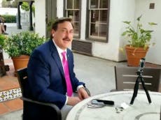 Mike Lindell live interview crashed by man who calls him a ‘marginally brain-addled corrupt goofball’