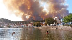 Residents evacuated and Greece forced to close Acropolis as fires rage close to Athens