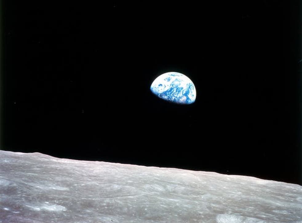 <p>The iconic image, Earthrise, was taken in 1968 </p>