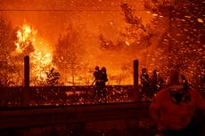 Greece and Turkey fires – live: Thousands more flee blaze outside Athens as ‘extreme fire warning’ issued