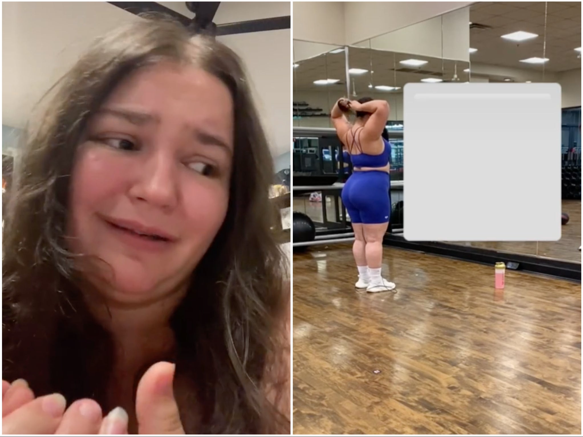 Plus Sized TikTok Influencer Films Woman Laughing At Her At The Gym Indy