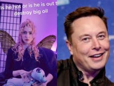 Grimes participates in TikTok’s ‘Is he hot or...’ trend to defend Elon Musk