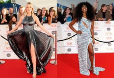 Princess dresses, sparkles and bright colours reigned supreme at the NTAs