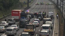 Climate activists block M25 for second time in three days