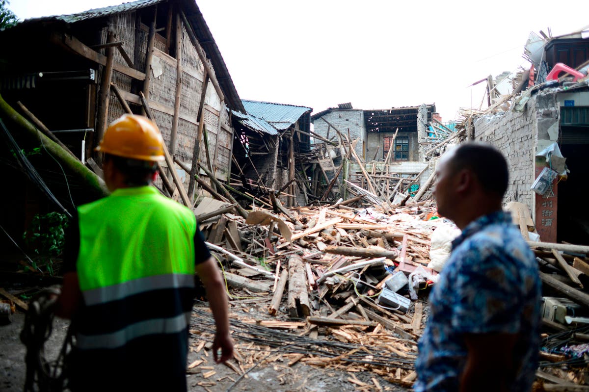 中国の地震測定で2軒の死者と数十戸の家が平らになった 6.0