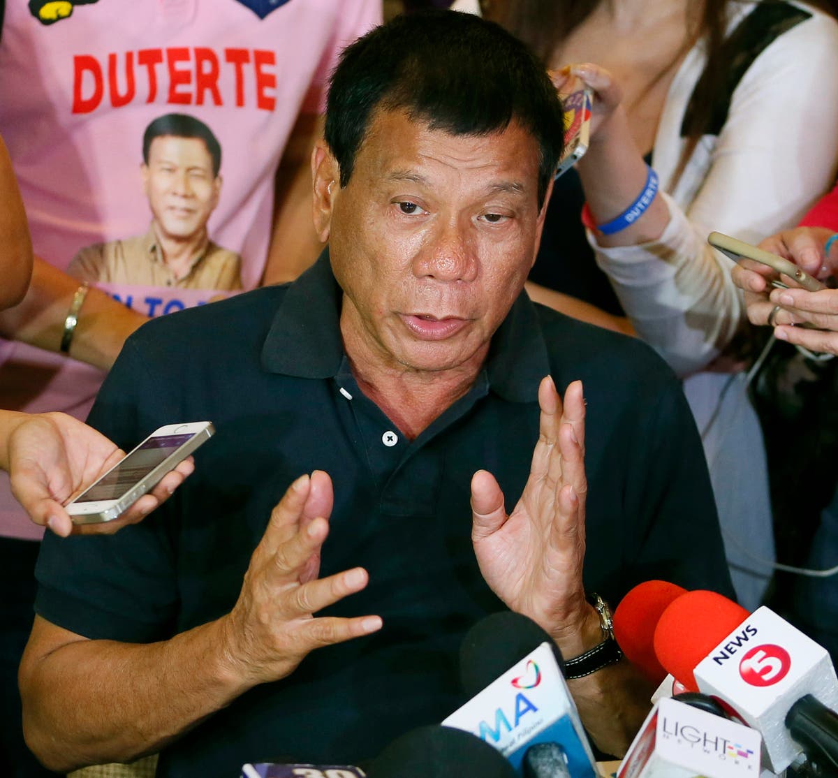 Philippines' Duterte will 'die first' before facing ICC