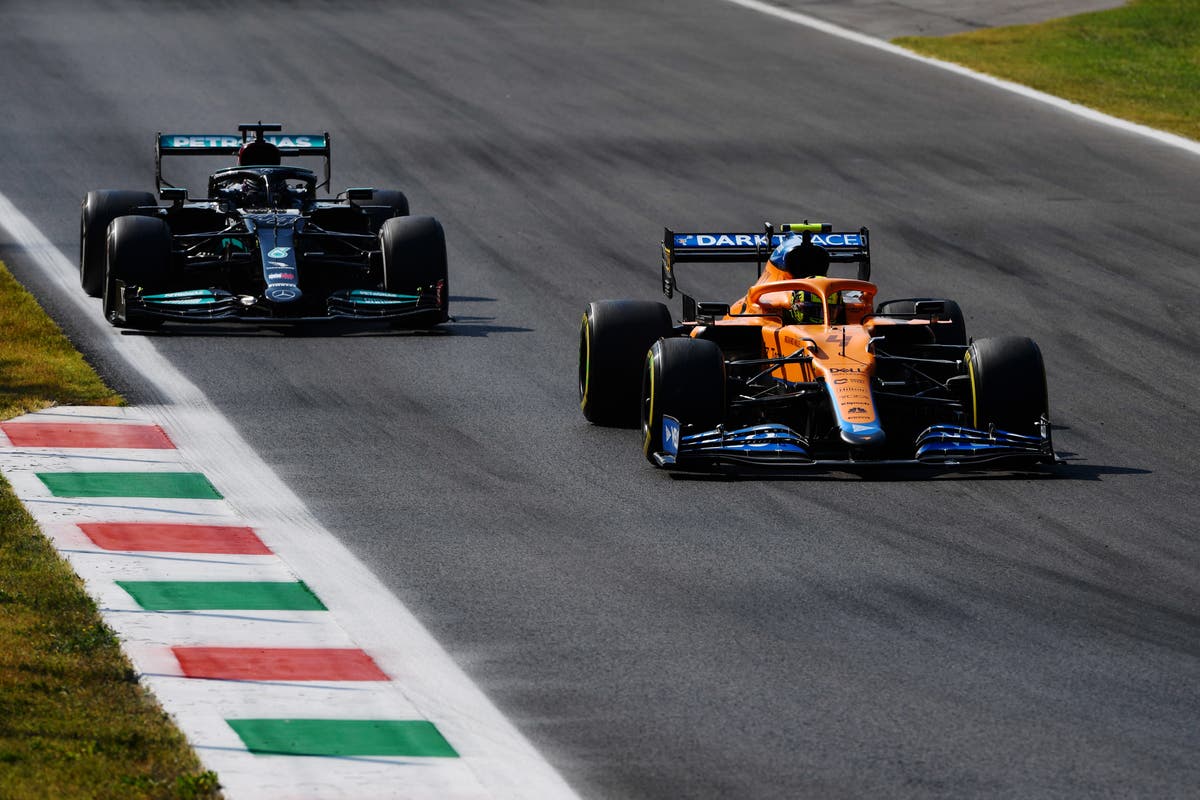 Lando Norris 'worked out Lewis Hamilton pretty quickly' at Italian Grand Prix