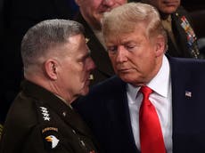 Mark Milley said Trump ‘doing great and irreparable harm’ to US in draft resignation