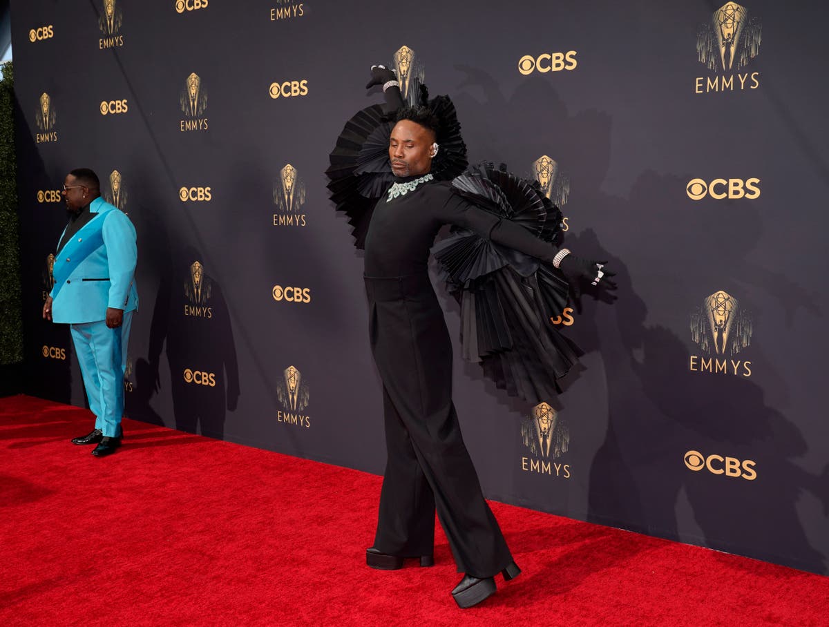 Mj Rodriguez wore teal, Billy Porter winged black at Emmys