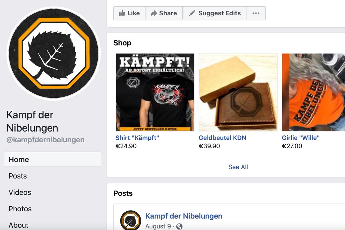 Neo-Nazis are still on Facebook. And they’re making money