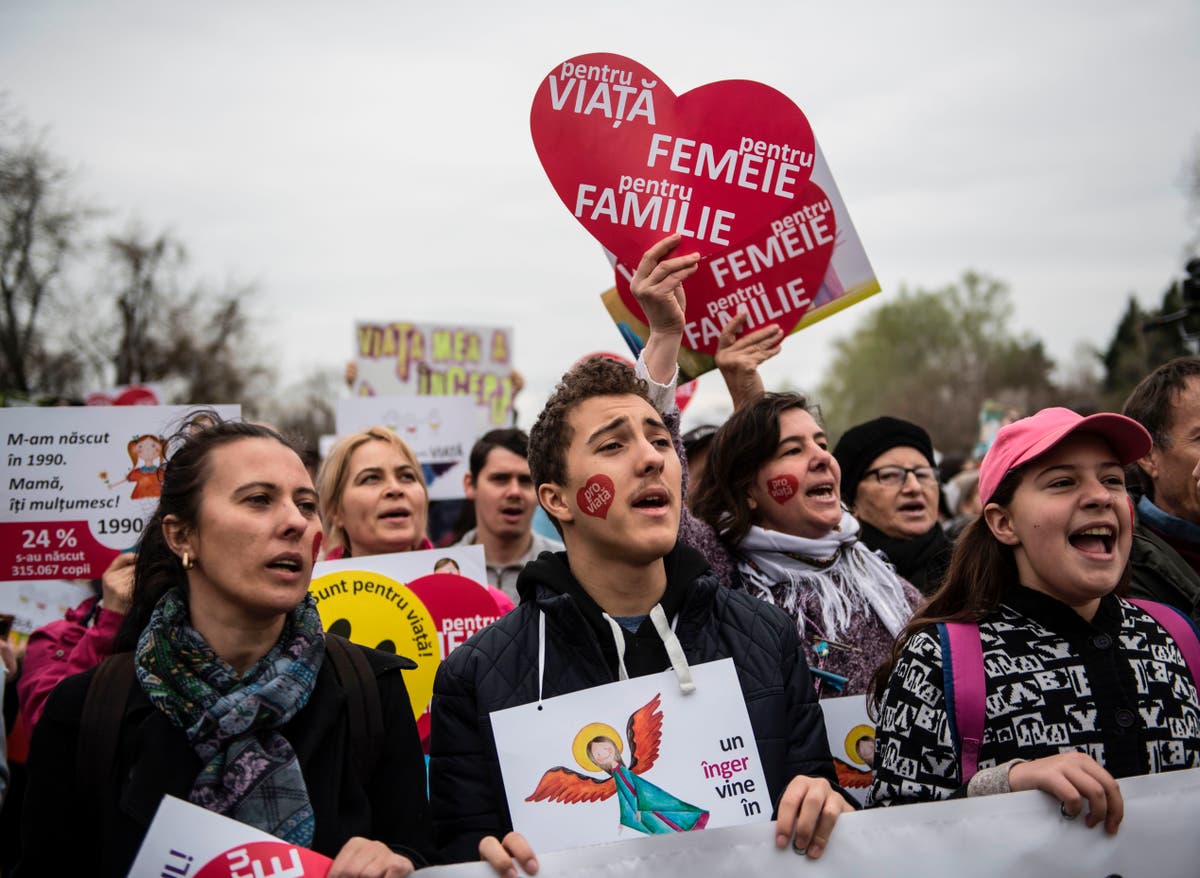 The anti-abortion activists targeting women in Romania