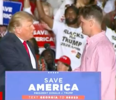 Marines deny troop at Trump rally was man who saved baby in viral Afghanistan photo