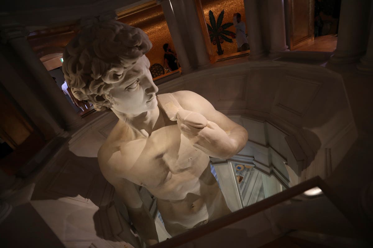 Art or censorship? Expo shows just top of famed David statue