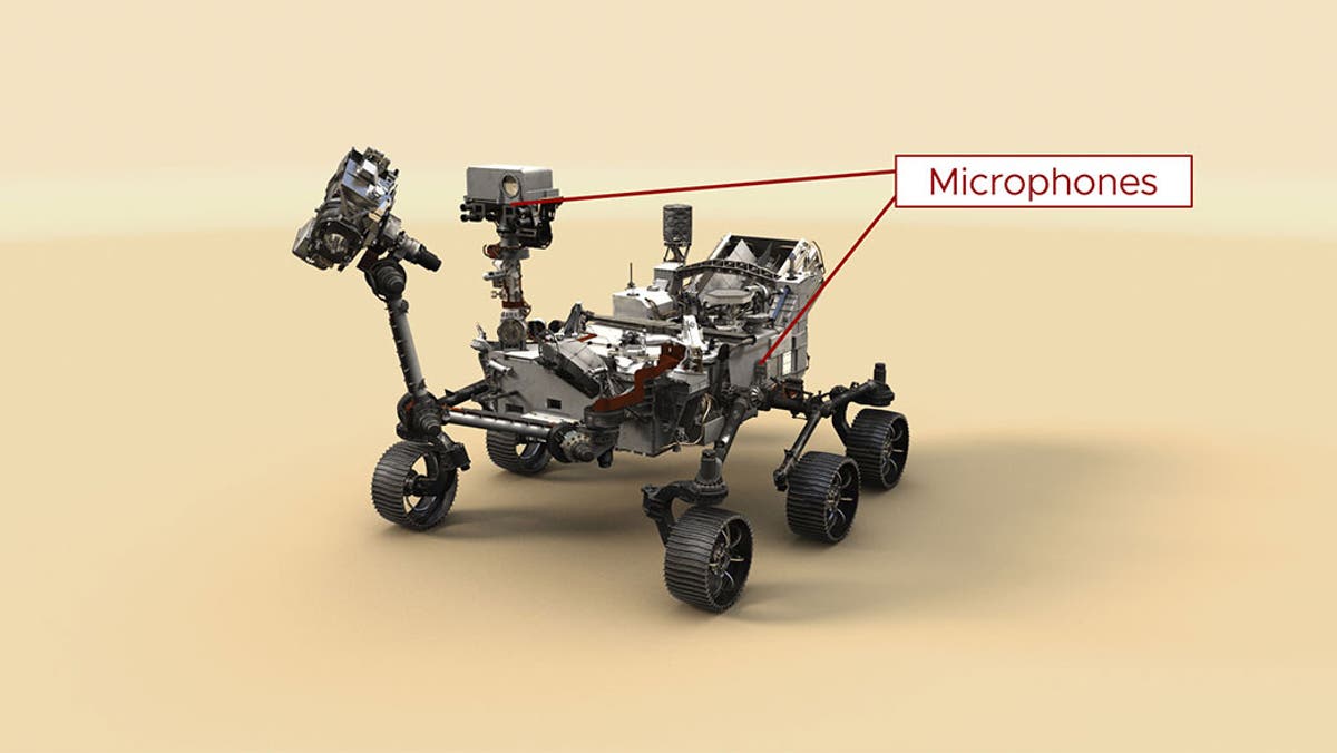 Nasa releases incredible audio captured by Perseverance rover on Mars