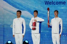 Olympic flame arrives in Beijing amid boycott calls