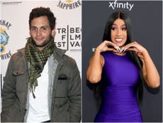 Penn Badgley and Cardi B swap profile photos after realising they’re mutual fans