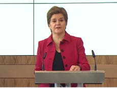 Cop26: Sturgeon warns world leaders of ‘entirely justified anger’ from young people at climate progress